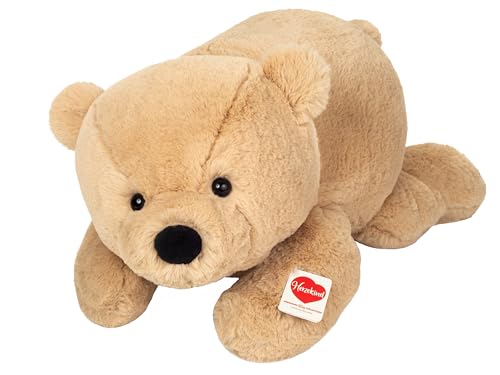 Ours Brownie couché 55 cm compagnon idéal pour sieste enfant