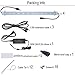Grow Light Strip Kit 45W, 4 pcs 16 Inches LED Grow Light Strips with Extension Cables, Mounting Accessories for Greenhouse, Grow Shelf. Perfect for Indoor Growing-(4-Strip-Kit)