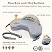 Momcozy Innovative Safety Fence Nursing Pillow - Firm & Springy Memory Foam - Stable, Ergonomic Support & Comfort - Wider Breastfeeding Cushion, Adjustable, Removable Cover, Baby Safety Certified