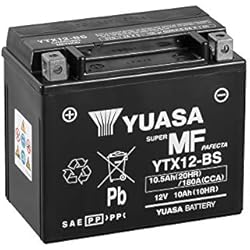 Bateria Para Suzuki Gs 500 Yuasa YTX12-BS(WC) Batería sin mantenimiento, para Escúter