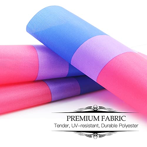 Anley Bisexual Bi Pride Deluxe Desk Flag Set - 6 X 4 Inch Miniature Desktop Flag With 12" Solid Pole - Vivid Color And Fade Resistant - Black Base And Spear Top #TOP4