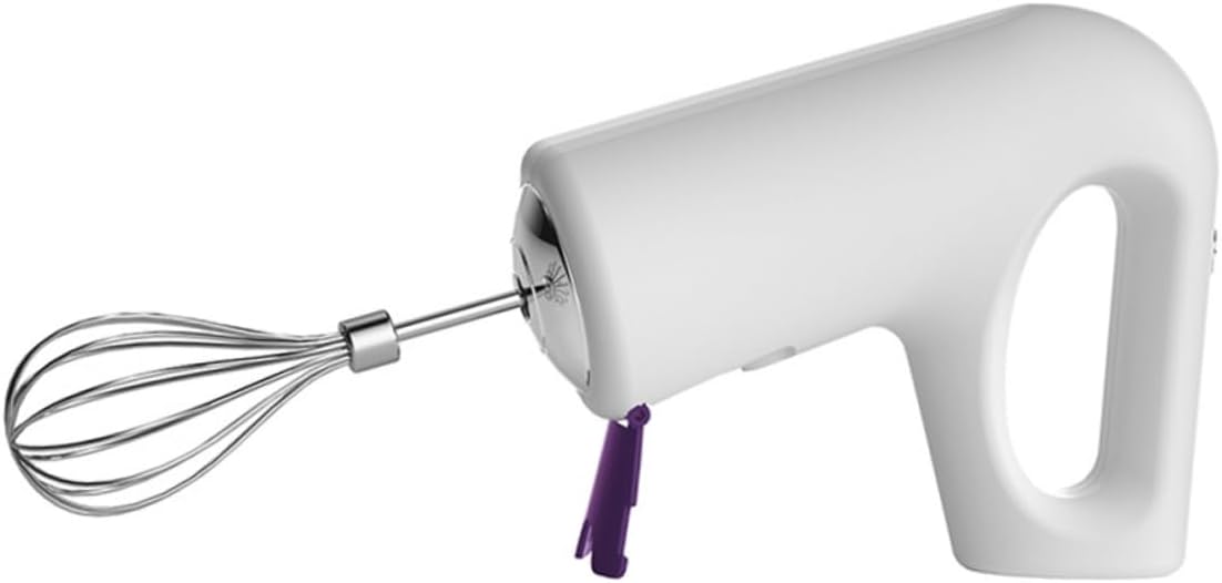 Amosfun 1pc Multi-functional Electric Egg Whisk Portable Handheld Mixer for Baking