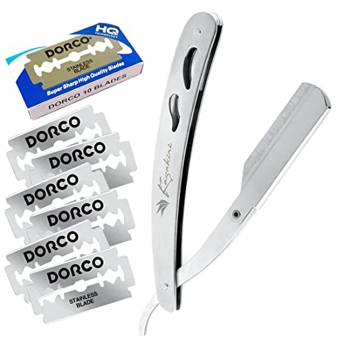 Kazakiri 感動深剃り カミソリ 顔剃り 替刃20刃(10枚)付き 女性 レディース 眉毛 産毛 剃刀 Kazakiri 感動深剃り カミソリ 顔剃り 替刃20刃(10枚)付き 女性 レディース 眉毛 産毛 剃刀