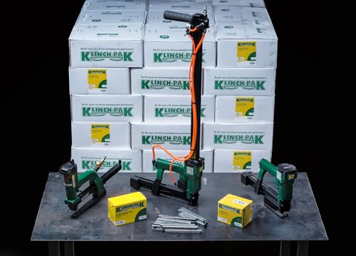 Klinch-Pak KP-APN Pneumatic 1-3/8 Inch Crown Carton Closing Stapler for A Series Stapler for 5/8-Inch to 3/4-Inch Staples Leg SIM to H-3064, Ideal for Box Closing, Displays and Packaging