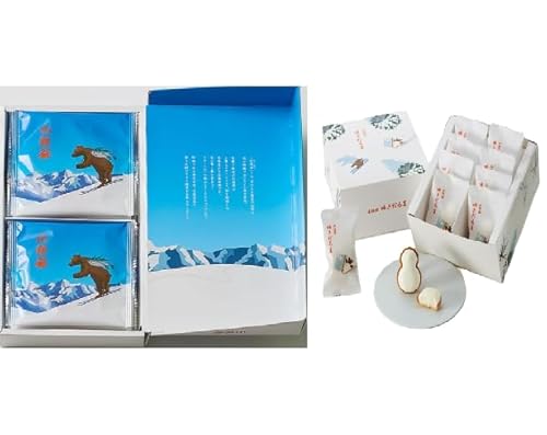【北海道限定 まとめ買いセット】千秋庵 山親爺 雪だるま 8個入り×1箱 山親爺 10枚入り×1箱 お菓子 お土産 空港 お土産 販路限定 人気 ギフト せんべい 煎餅のサムネイル