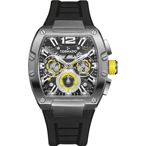 Image of Tornado XENITH Men's VX9J Movement Watch, Multi Function Display and Premium Flexible & Durable Silicone Strap - T23105