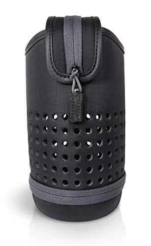 Feature Protective Case for Bose SoundLink Micro Bluetooth Speaker by WGear, Featured Design with mesh Pocket for Cable and Other Accessories, Elastic Strap to Secure Device