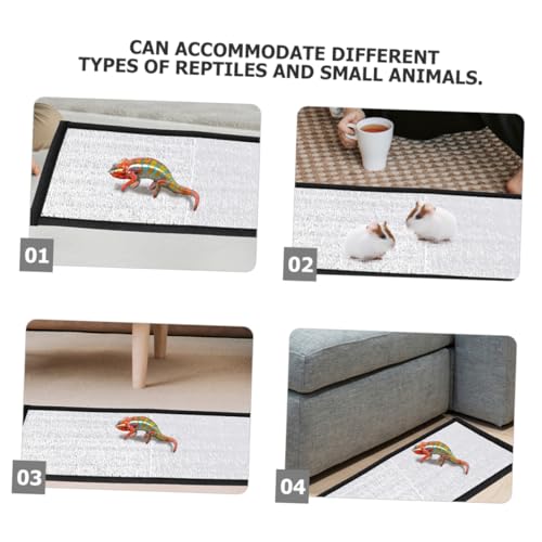 Alfombrilla térmica reflectante para reptiles POPETPOP 26.77x11.81x0.04 in miniatura 3