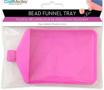 Bead Funnel Tray W/Cap-