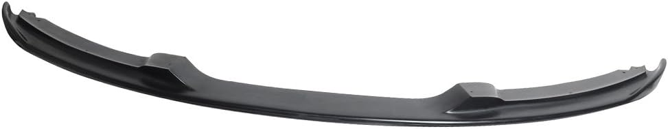 Front Bumper Lip Compatible with 2007-2011 BMW E82, H-Style PU Black Front Lip Spoiler Splitter by IKON MOTORSPORTS