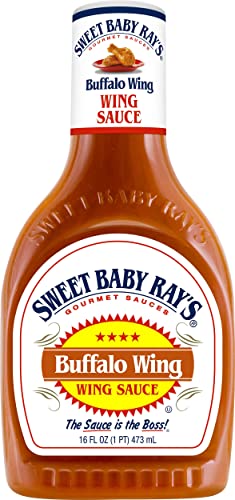 Sweet Baby Ray's Buffalo Wing, Wing Sauce, 16 Ounce (Pack of 4)