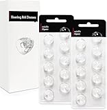 Open Domes 6mm Double Vent Hearing Aid for Oticon Replacements, Oticon Minifit Double Vent Bass Domes, 2 Pack of 10 Each (Total 20Pcs)