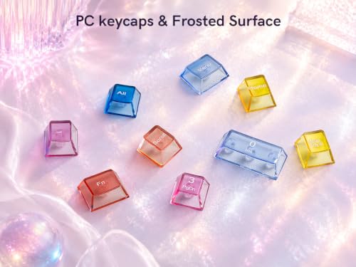 Image of dagaladoo Clear keycaps Set,Translucent Keyboard keycaps,Jelly Key caps