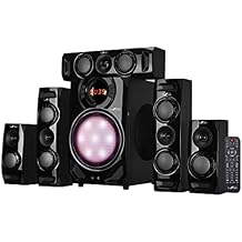 Befree Sound 5.1 Channel Surround Sound Bluetooth Speaker System باللون الأسود