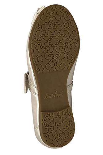 Girls Flats With Crystal Bead Bow (1, Ivory) #TOP4