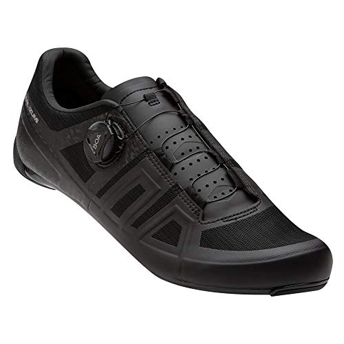 PEARL IZUMI Men's Attack Road Cycling Shoe, Black/Black, 43.0