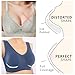 Cabales KINYAOYAO Women's 3-Pack Seamless Wireless Sports Bra with Removable Pads