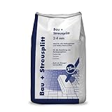 Hamann Mercatus GmbH BAU & Streusplitt 2-4 mm 25 kg Naturstein-Splitt - witterungs- & frostbeständig Wegeunterbau, Mörtel, Beton & Erosionsschutz Griffig & streuwirksam bei EIS und Schnee