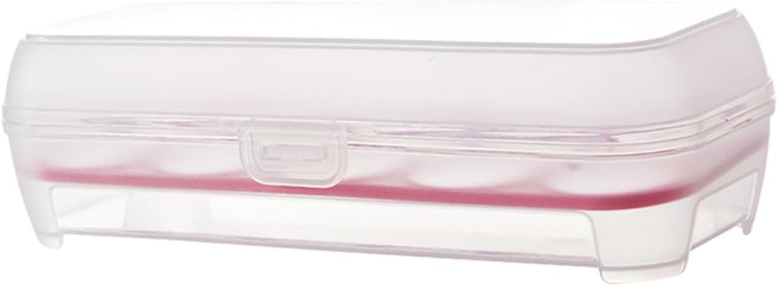 2pcs 10 Egg Tray for Fridge Wooden Drawer Covered Egg Holder Egg Keeper Fridge Egg Holder Tray Food Containers Ceramic Egg Holder Egg Storer Wooden Eggs Storage Memory? (Rosy)