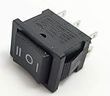 2x WECHSELSCHALTER WIPPSCHALTER 2 POLIG 6 PIN 3 POSITIONEN 19X13MM 230V 12V 4A