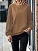 Samefar Plus Size Ladies Tops and Blouses Crewneck Long Sleeve Blouses for Women Business Casual Office Business Womens Work Tops 2025 Clothing Khaki XX-Large