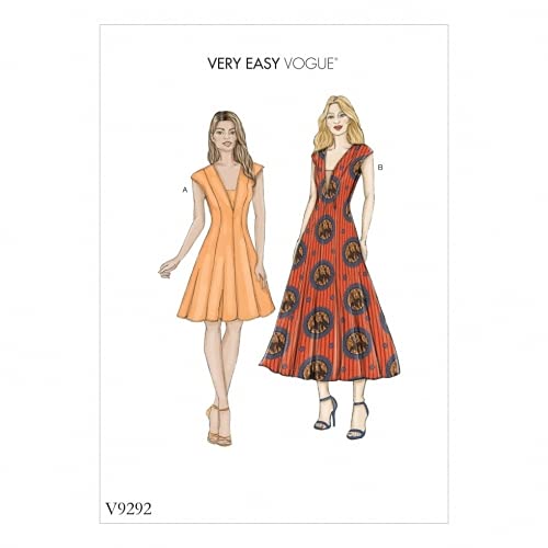 Vogue Sewing Pattern 9292 Women All Variations in One Envelope Dresses