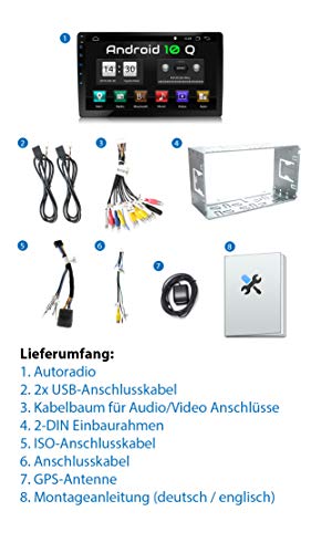 Autoradio mit XXL Bildschirm, Android, 2 DIN – Bild 3