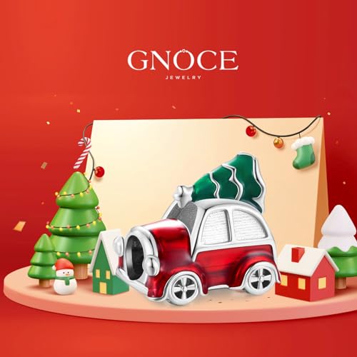 Image of GNOCE Christmas Charm Silver Plated & Sterling Silver Bracelet Gift