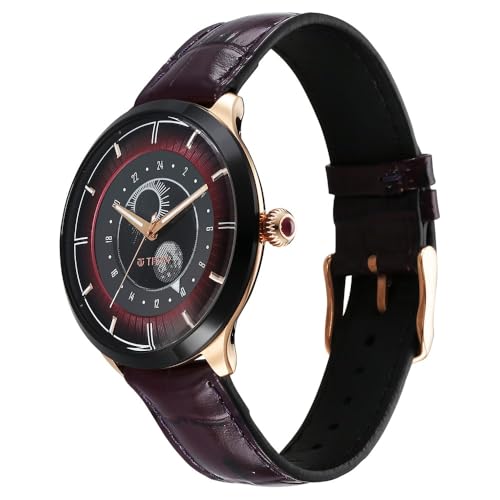 Image of Titan Caleum Sun Moon Phase in Seinna Brown - Stellar Edition