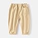 Toddler Boy Pants Baby Cotton Kids Casual Loose Active Jogger Trousers Elastic Fashion Sweatpants 4-Pack 2024 (Khaki,120/4-5 Y,Unisex,Big Kid,US,Age,4 Years,5 Years)