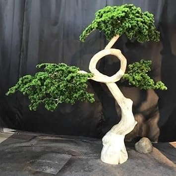 Artificial Pine Tree Artificial Bonsai Tree, Large Vase Flower Pot Simulation Decoration, Beautiful Pine Tree Bonsai Plant3mx2.5m