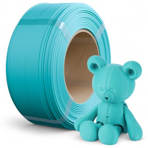 Polymaker Panchroma PLA Filament Refill 1.75mm 1kg, Polymaker Teal | High Speed Spoolless 3D Printing Filament 2.2lb, Compatible with Bambu Labs & FDM 3D printers, Clog-Free for Reusable Spool