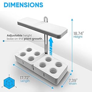 Serenelifehydroponicherbgarden8podsindoorherbgardenkitseedpodindoorgardenfullspectrumgrowlightadjustableheighthydroponicindoorgardensmartindoorplantsystem Urban Country Home Decor Serenelife hydroponic herb garden 8 pods indoor herb garden kit seed pod indoor garden full spectrum grow light adjustable height hydroponic indoor garden smart indoor plant system urban country home decor