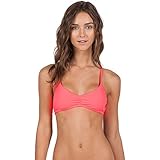 Volcom Women's Simply Solid V Neck Bikini Top