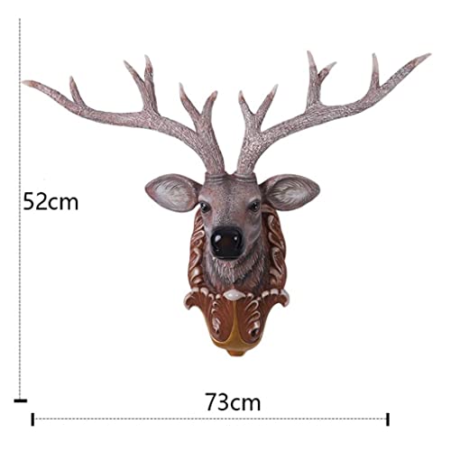 Tête de cerf de simulation RJJ création murale luxe