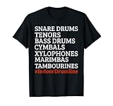 La línea de tambor es una actuación musical, marcha y teatro envueltos en una gran actuación. Agarra tu kit de tambor, xilófonos, panderetas, bajo y esta camiseta y dirígete a la competencia.