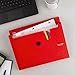 Five Star 6 Pocket Expanding File Organizer, Plastic Expandable File Folders with Pockets and Tab Inserts, Holds 11