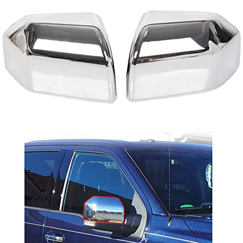 ECOTRIC Top Half Side Mirror Covers Compatible with 15-20 F150 F-150 Lobo