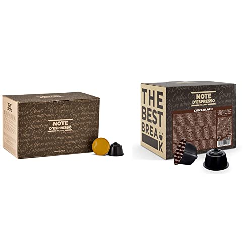 Note d'Espresso - Cápsulas de Manzanilla - Compatibles con Cafeteras NESCAFE'* DOLCE GUSTO* - 48 caps & Cápsulas de Chocolate - Compatibles con Cafeteras NESCAFE'* DOLCE GUSTO* - 48 caps