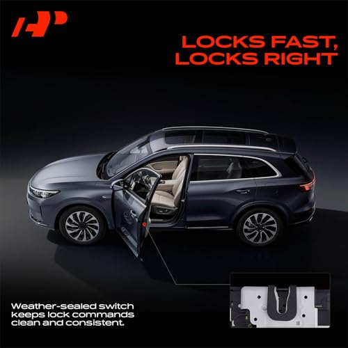 Image of A-Premium Front Right Passenger Side Door Lock Actuator Compatible with Ford Flex 2013-2019 & Lincoln MKT 2013-2019, for Model with Passive Entry