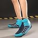 WCXTY Boxing Shoes for Men,Fashion High Top Comfortable Youth Wrestling Shoes,Casual Lightweight Non-Slip Women Bodybuilding Shoes,with Breathable Mesh,Unisex (Color : Cyan Blue, Size : 8)