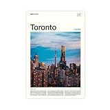 Toronto Fotografie Reise Leinwand Poster Schlafzimmer Dekor 