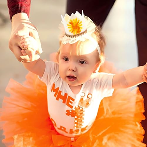 JeVenis Half Way Around the Sun Birthday Hat - Boho 1/2 Birthday Crown for Party Decoration and Supplies