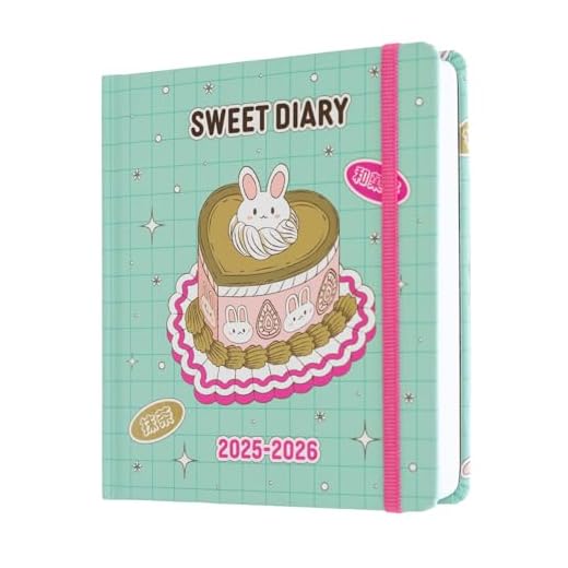 Grupo Erik Agenda Escolar 2025-2026 Día por Página Kawaii - Agenda Curso 2025 2026 | Con Pegatinas e Ilustraciones : Para Niñas y Estudiantes de Instituto