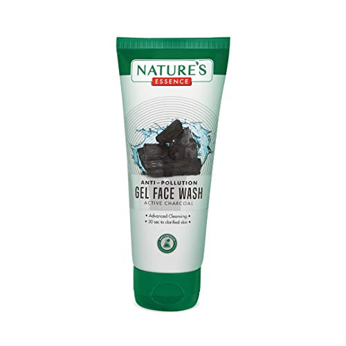 Image of Nature's Essence Active Charcoal Anti Pollution Face Pack, 65 ml + anti-pollution gel face wash Active Charcoal, 65 ml