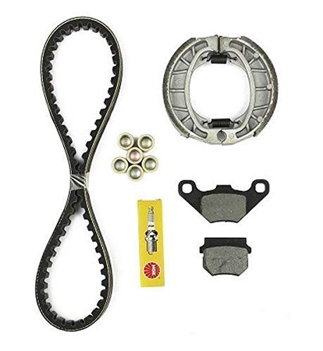 Kit révision TNT Roma courroie galets bougie freins plaquettes GY6 50 2T 10'