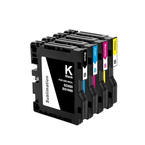 Cartuccia dinchiostro compatibile per stampante SG500 SG1000 con chip per inchiostro a sublimazioneB C M Y