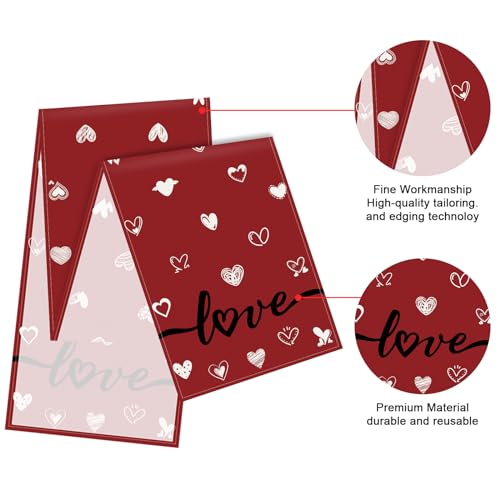 Father.Son VALENTINES TABLE RUNNER Valentines Day Table Runner thumb #1