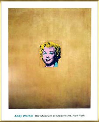 Amazon.co.jp: ポスター アンディ ウォーホル Gold Marilyn