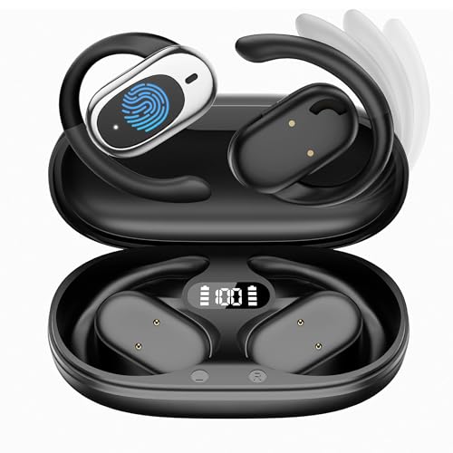Real Time Translation Earbuds, AI Language Translator Earphone 3-in-1 Accents & Long Battery Life Translation Earbuds OWS 144 Languages & 8 Offline for Travel Business, Black